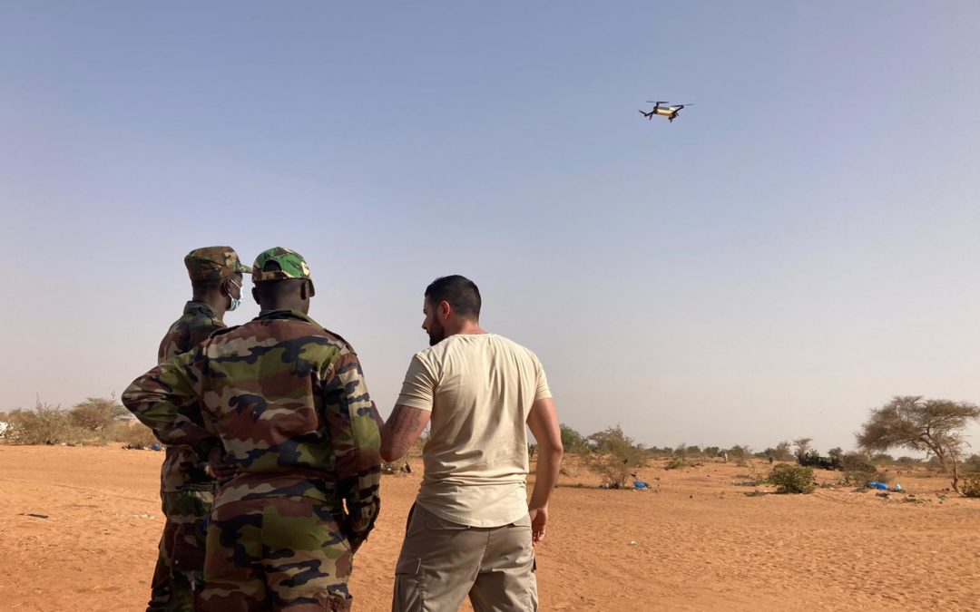 NOVADEM équipe la Force Conjointe du G5 Sahel avec ses micro-drones NX70