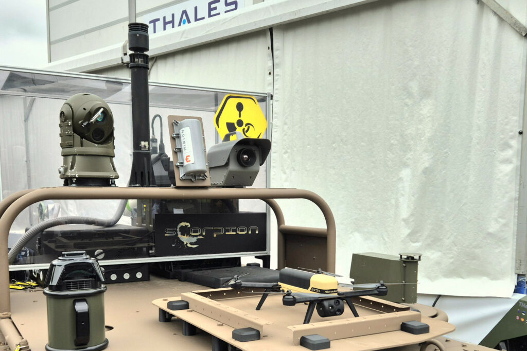 Eurosatory 2024 Novadem - Exposition du NX70 sur le stand de THALES